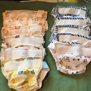 Kawaii newborn diapers and inserts